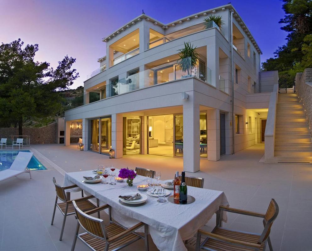 Luxury Seafront Villa My Dream With Private Pool, Jacuzzi And Staff At The Beach On Brac Island - Sumartin Selca  Buitenkant foto