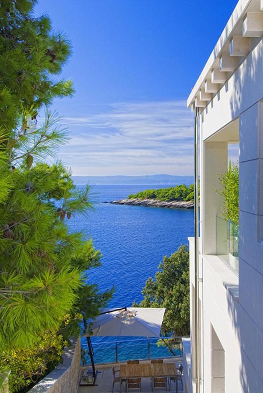 Luxury Seafront Villa My Dream With Private Pool, Jacuzzi And Staff At The Beach On Brac Island - Sumartin Selca  Buitenkant foto