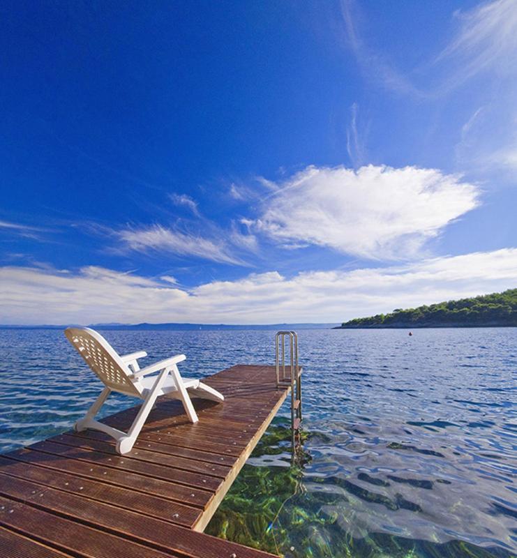 Luxury Seafront Villa My Dream With Private Pool, Jacuzzi And Staff At The Beach On Brac Island - Sumartin Selca  Buitenkant foto